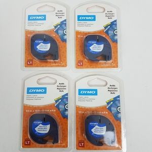 DYMO 91331 LetraTag Labeling Tape Set of 4